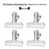 Hongjunda Stainless Steel Kitchen Tongs and Food Sealing Clip Set