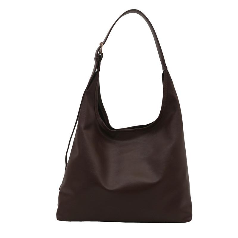 Stylish Large Capacity Tote Bag For Women In Black And Brown Colors Ideal For Daily Use