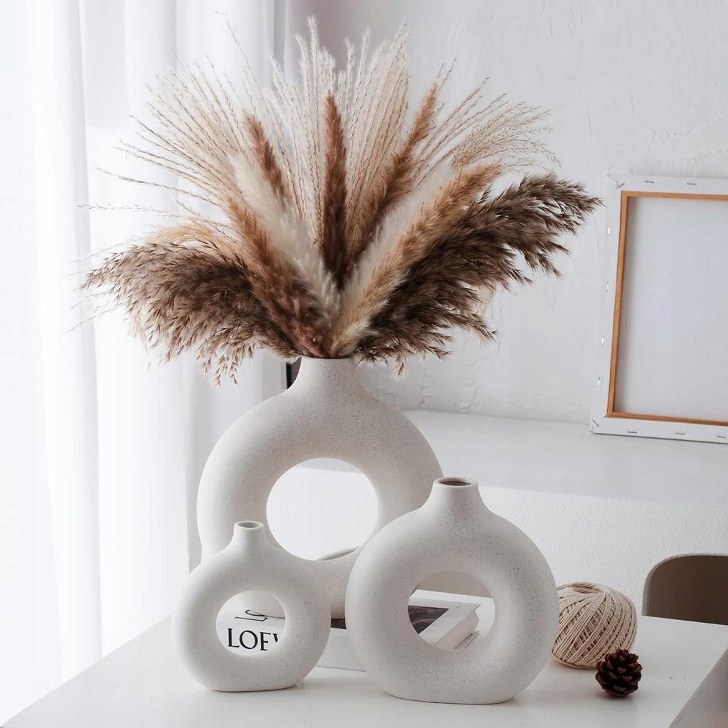 Wazon ceramiczny cętkowany elegancki prezent na kwiaty minimalistyczny