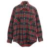 70s Vintage Check Pattern Long Sleeve Flannel Shirt M Men's Used