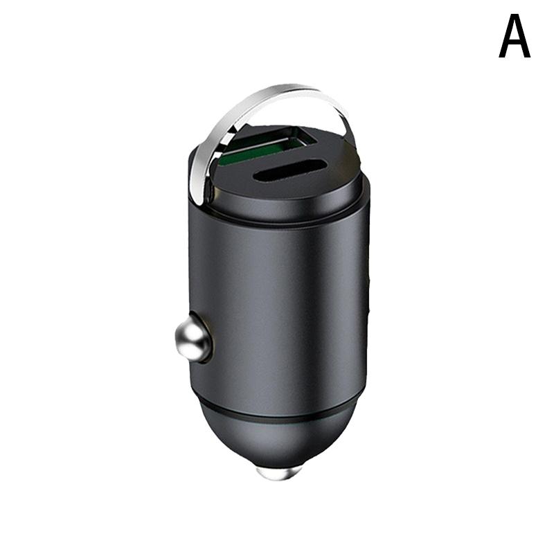 100W Mini Autoladegerät Schnellladung Für Iphone Qc3.0 Mini Pd USB Typ C Auto Handy Ladegerät Für Xiaomi Samsung Huawei