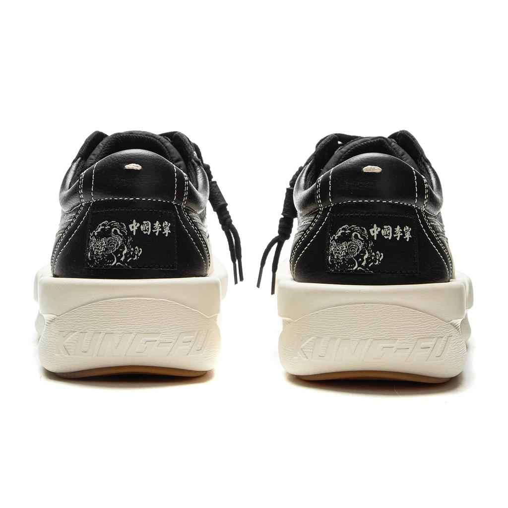 Li Ning Synthetic Leather, Cow Leather Cushioning, Wear Resistant Low top Casual Shoes Unisex AZGV081-2