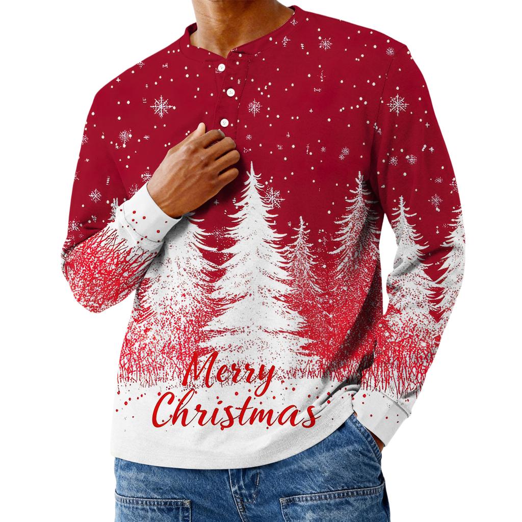 Men's Casual Oversized Button-Down Shirt With Long Sleeves