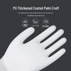 Breathable Non-slip PU Coated Nylon Gloves, Wear-resistant and Anti-static for Electronic Dust-free Work