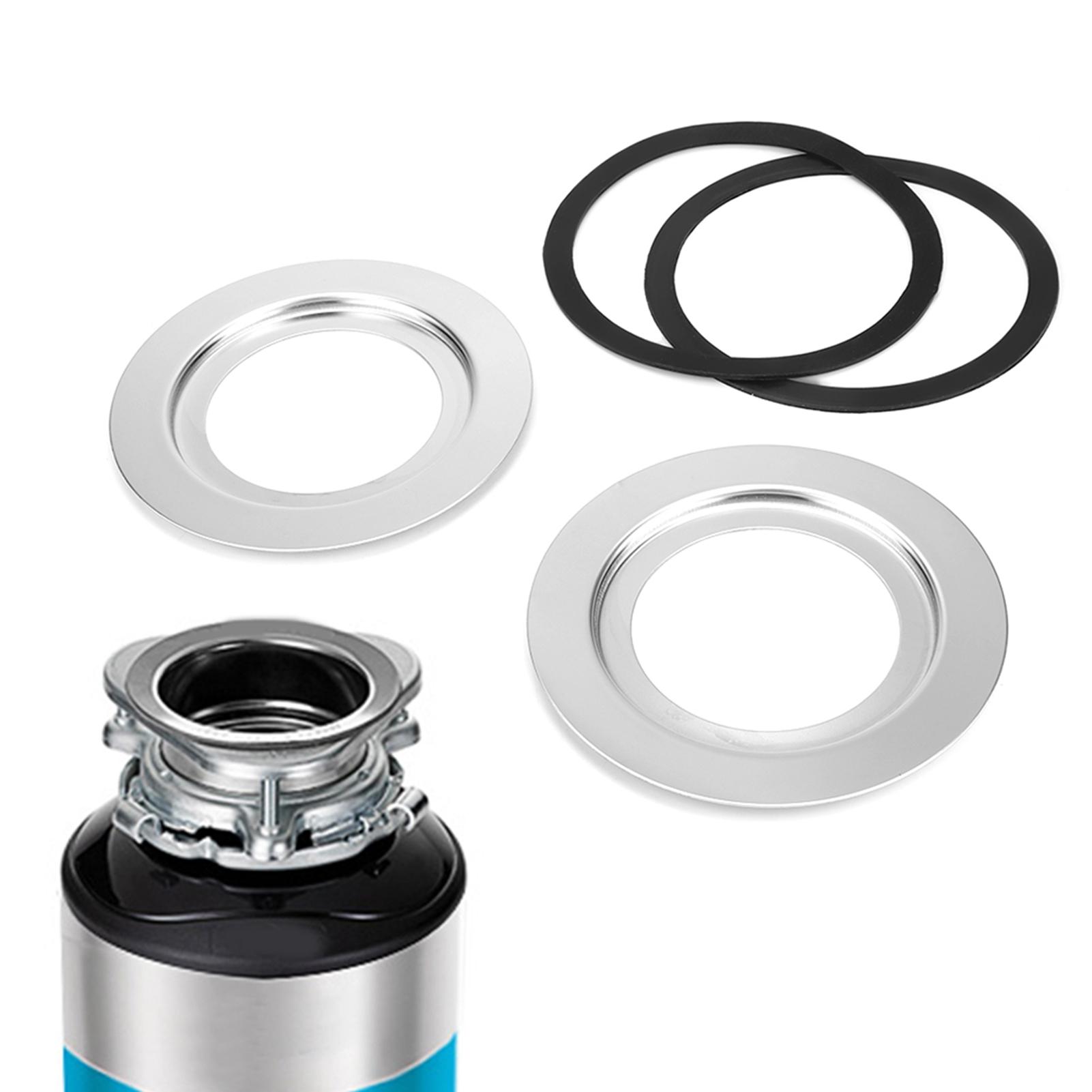 

Stainless Steel 180mm to 114mm Sink Food Waste Disposer Adapter Accessories Parts