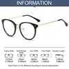 Women Vision Care Round Frame Anti-UV Blue Rays Glasses Computer Goggles Eyewear Eyeglasses