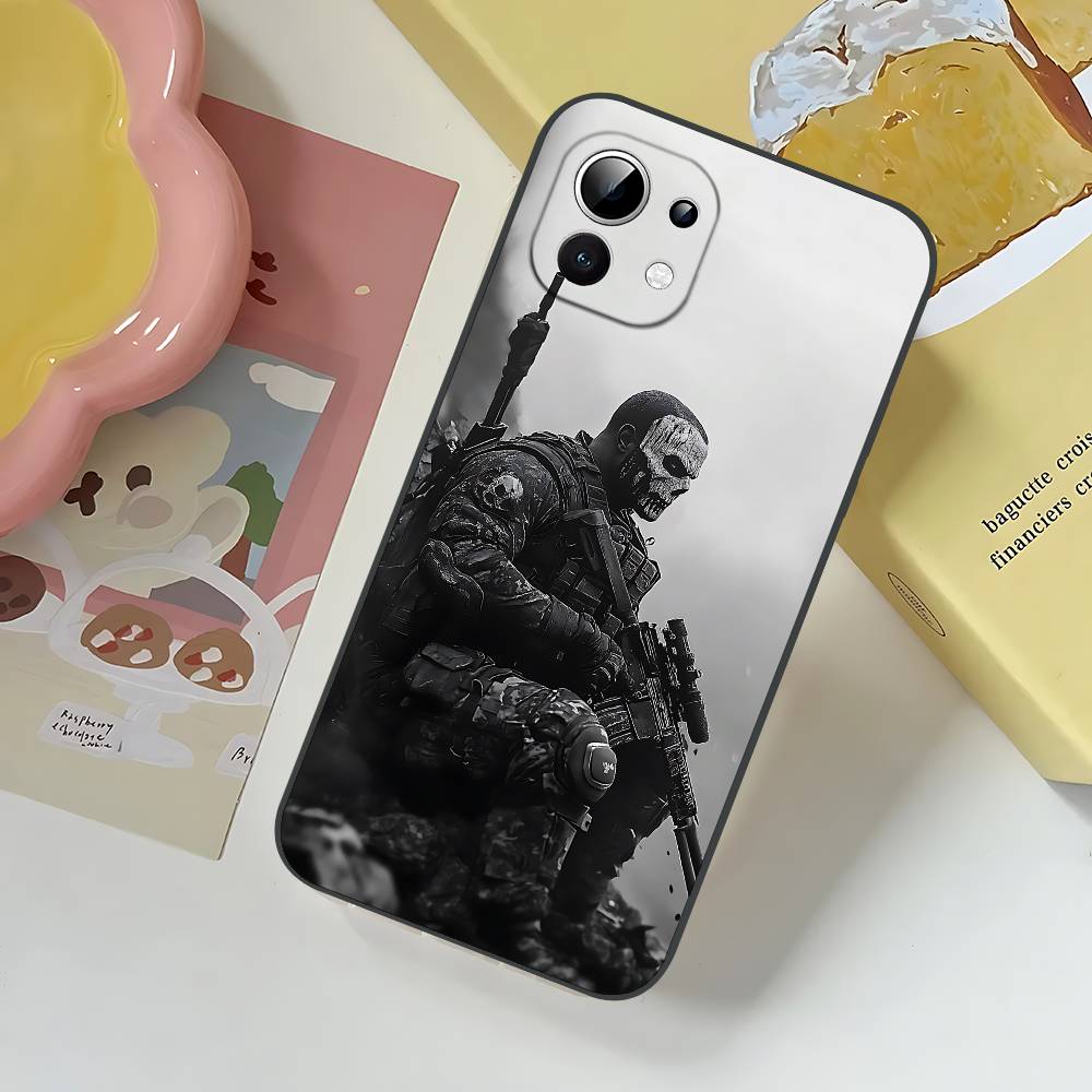 Army Special Forces Slim Black Shockproof Phone Case: Snug Fit For Xiaomi 12,11,12S Ultra & Redmi Note 11,10T,9,9A,8Pro,8T,5G