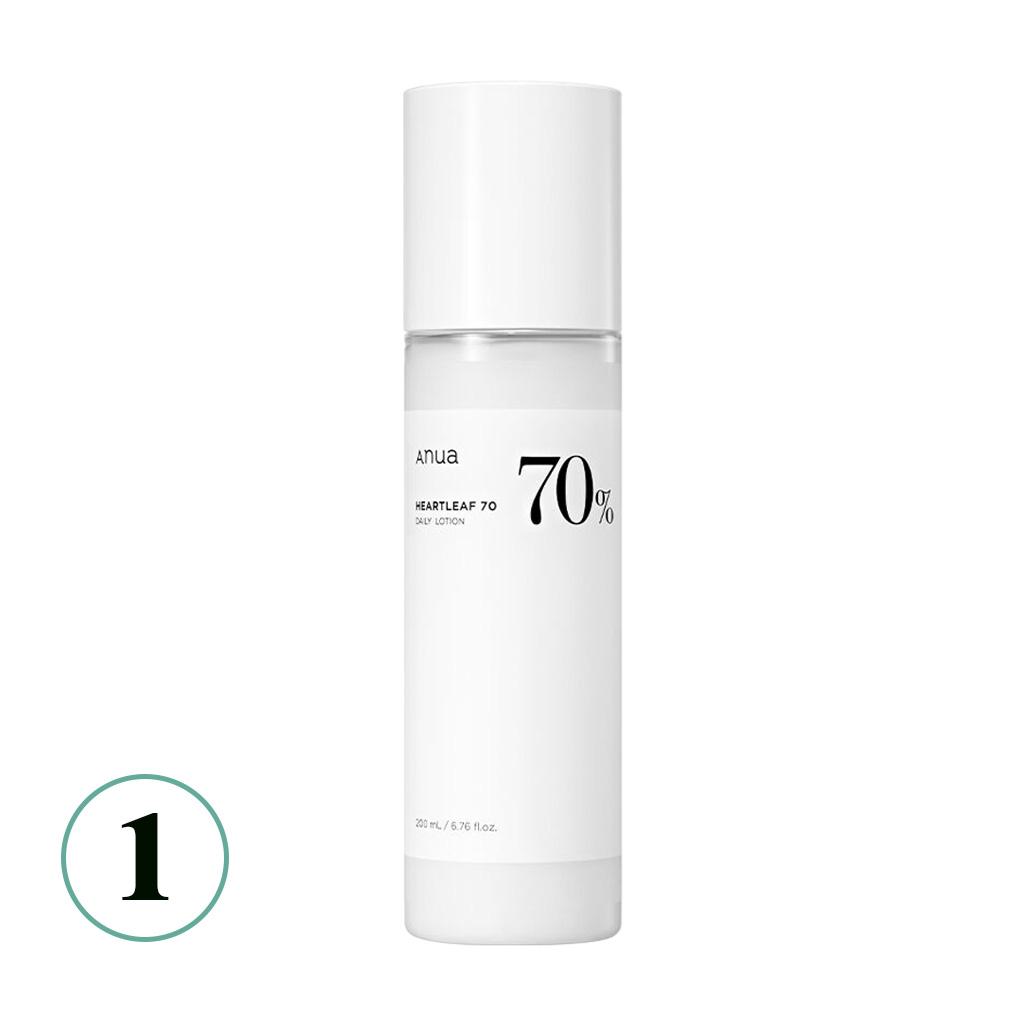 

ANUA NEW HEARTLEAF 70 ЕЖЕДНЕВНЫЙ ЛОСЬОН 200 мл | успокаивающее, ниацинамид ануа, отбеливание, осветление кожи, корейский уход за кожей лица