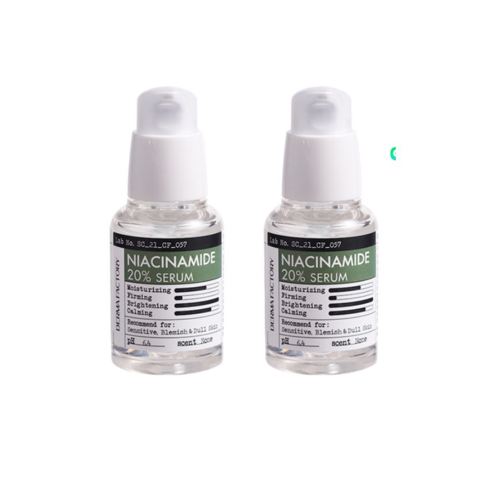 Derma Factory Niacinamide 20% Serum 30ml × 2 pieces
