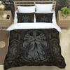 3D Print Medieval Dark Retro Digital 3D Duvet Cover Bedding Set Comforter Linen Pillowcases Home Decor Single Double King Queen