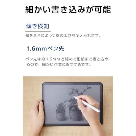 Elecom Touch Pen Compatible iPad 7 8 9 10 Pro 11 12.9 13 Inches Air 3 4 5 1113 Mini 6 iPad-specific Pencil Fast Charging Palm Rejection Tilt Detection