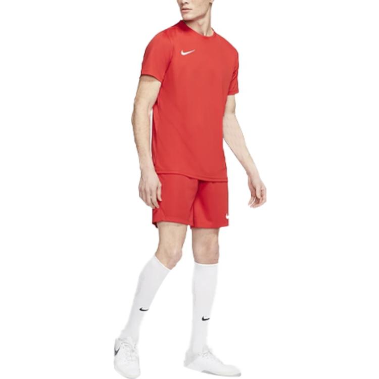 Nike Camisa Dri-Fit Dry Park VII Manga Curta Masculina Laranja-Vermelho BV6708-657