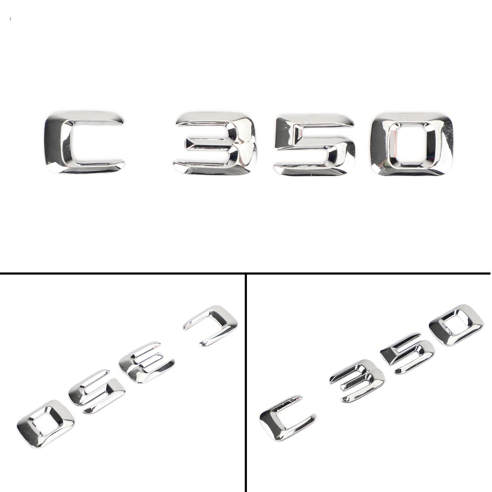

Rear Trunk Emblem Badge Nameplate Decal Letters C350 E200 E320 E350 E500 S500 S600 S63 Fit Mercedes Benz 2014-2015 S63