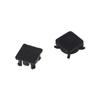 Black Rubber Plug Screw Hole Pad Dust Protector Plastic Pad for  Slim 2000 3000 Console - 9 Pieces/set