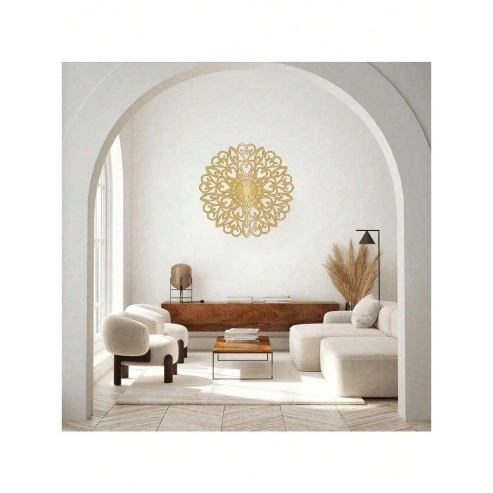 Modern Metal Mandala Wall Art Waterproof Rustproof Home Decor Large Living Room Bedroom Bathroom Decoration Unique Gift