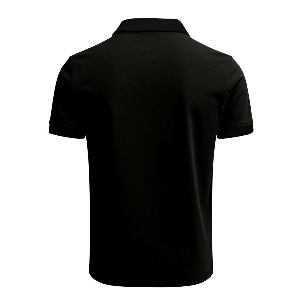 Men's Short-sleeved Button-down T-shirt