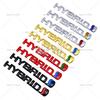 Car Styling Hybrid 3D Grill Rear Trunk Fender Metal Chrome Zinc Alloy Emblem Badge for Toyota RAV 4 Prado Camry Corolla Yaris