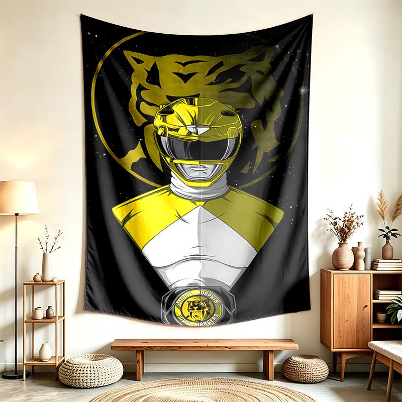 Potężni Morphin Power Rangers (1) Tapestry Nadaje Się Do Dekoracji Domów, Akademików I Sypialni Miękkie W Dotyku I Idealny Prezent Dla Przyjaciół I Rodziny
