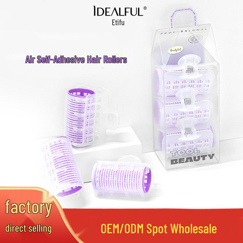 

No-Damage Self-Adhesive Hair Curlers for Natural, Fluffy Bangs - Women s Special Curling Rollers