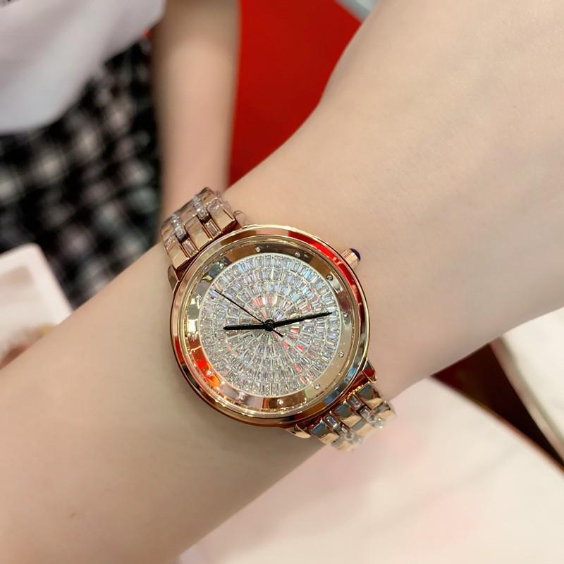 Gypsy Star Diamond Full Diamond Steel Belt Watch Women'S Luxury High Sense Women'S Watch