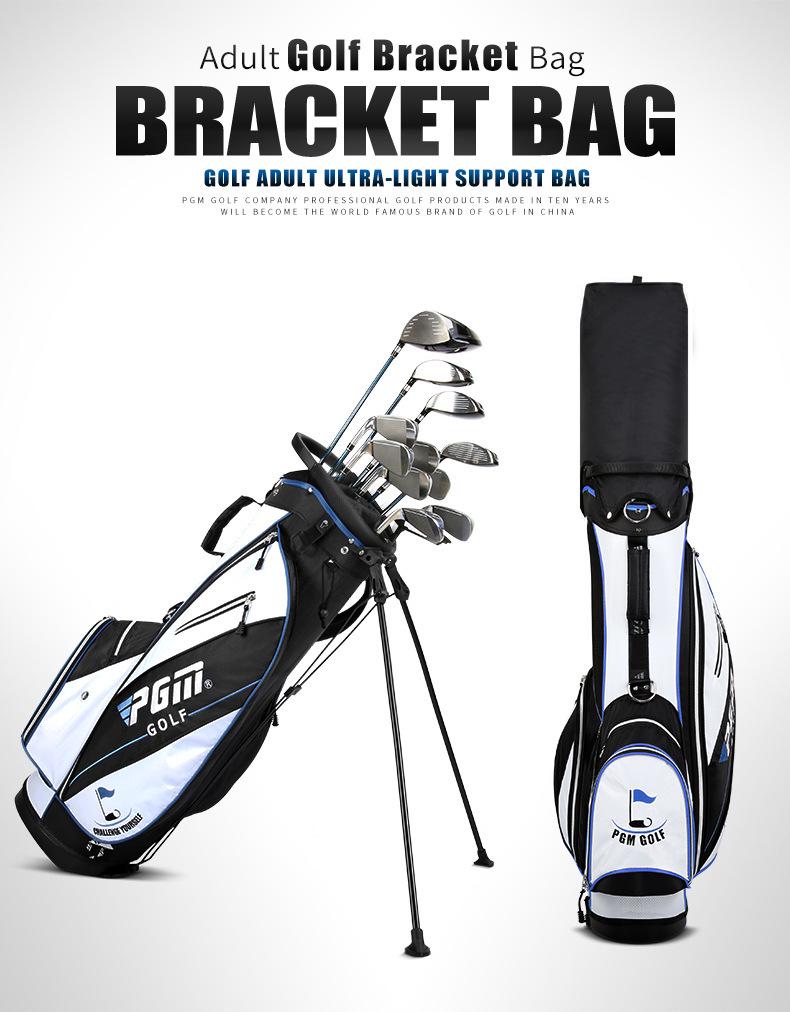 PGM Unisex Golf Stand Bag with Double Shoulder Strap, Lightweight and Durable.