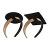 Secure Graduation Hat Headbands For Class Of 2025 Practical Anti Slip Design Plastic Hariband With Adhesive Insert