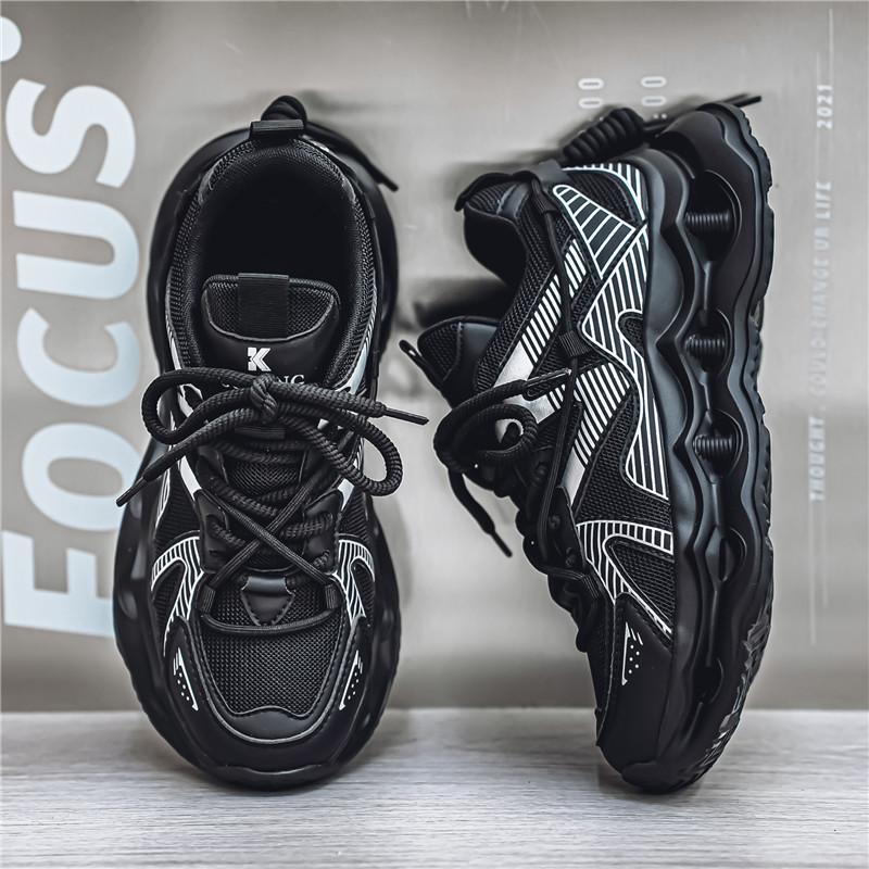 Student soft soled casual sports shoes breathable non slip comfort four season Outdoor men's running shoes fashion male sneakers