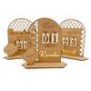 Eid Mubarak Ramadan Countdown Calendar Decorative Crafts Art Ornament for Holiday Festival Party Background