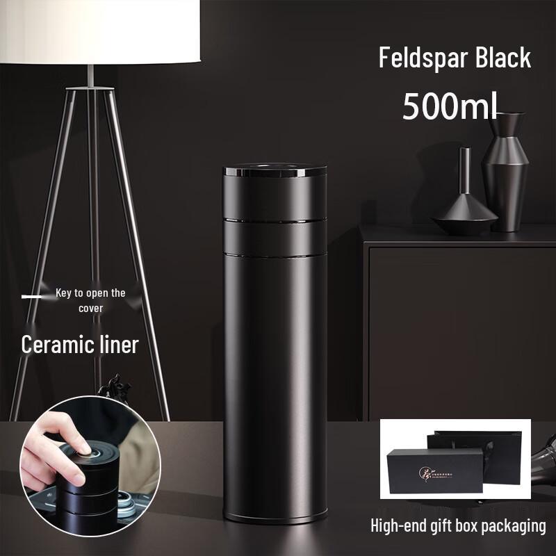 BEANBEANLOVE Ceramic Lined Tea Infuser Thermos