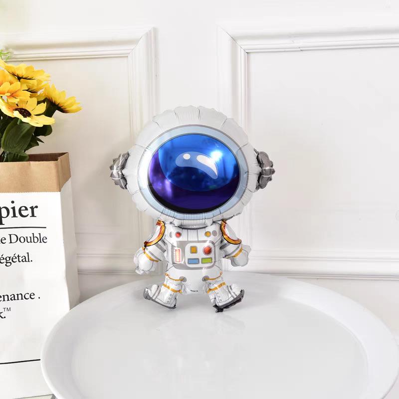 Starry Astronaut Rocket Festival Foil Balloon
