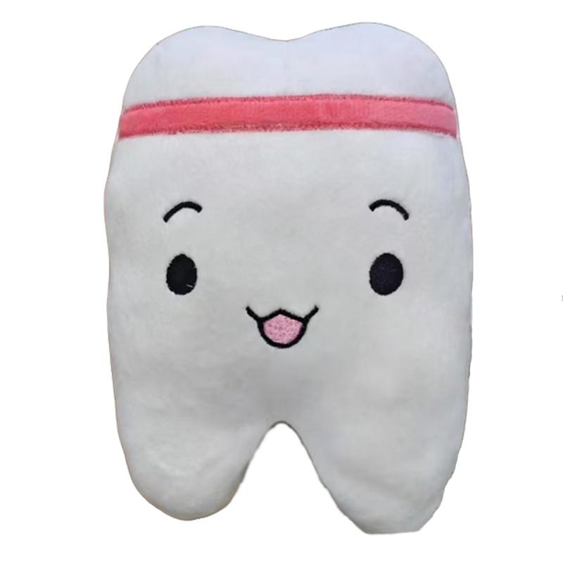 2022.5Cm Kawaii Tanden Vorm Pluche Pop Zacht Cartoon Knuffel Antistress Speelgoed Slaapkamer Decor Sieraden Verjaardagscadeau Kinderen Jongens Meisjes