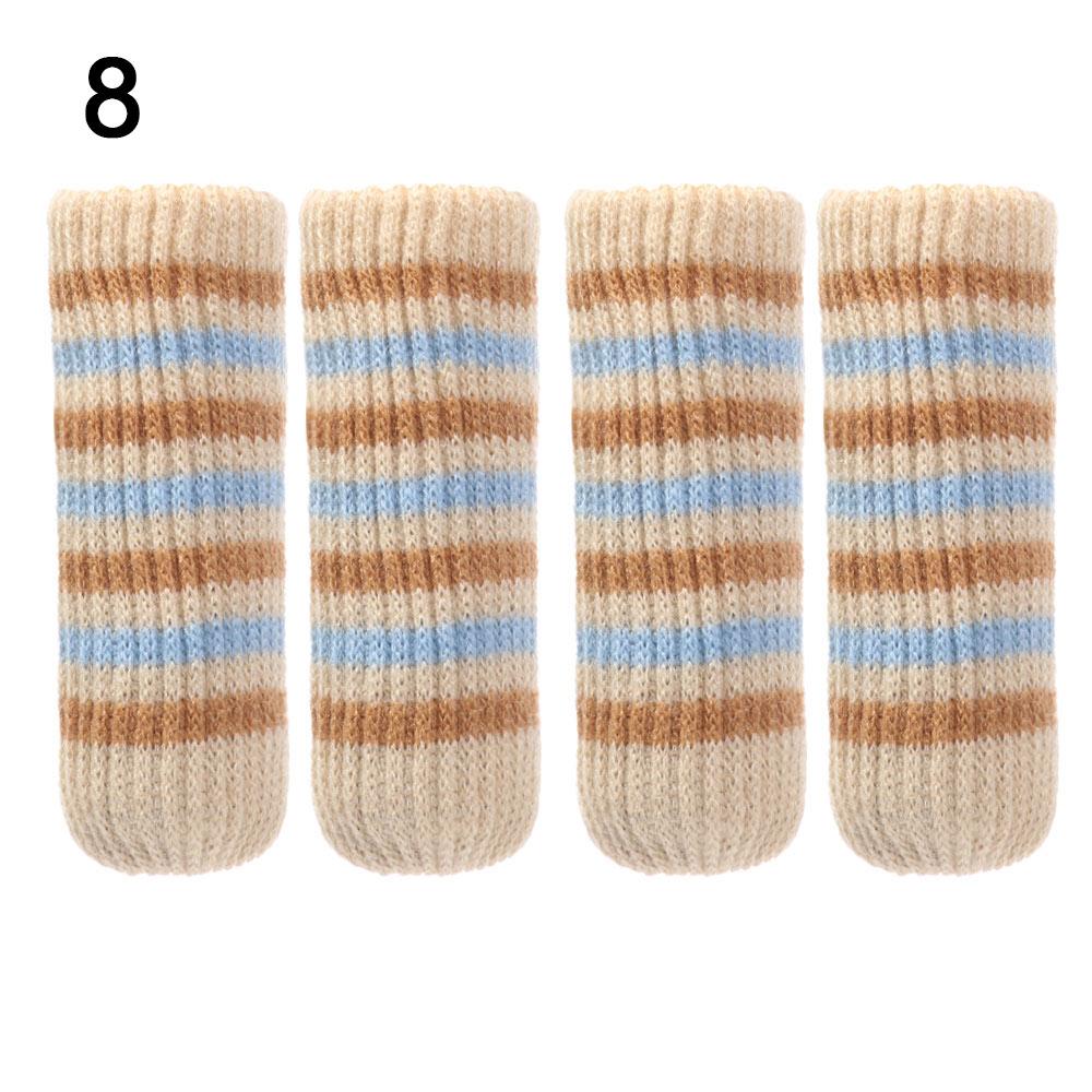 Protective Case Knitted Non-Slip Furniture Feet Cover  Chair Leg Caps Furniture Socks Pads