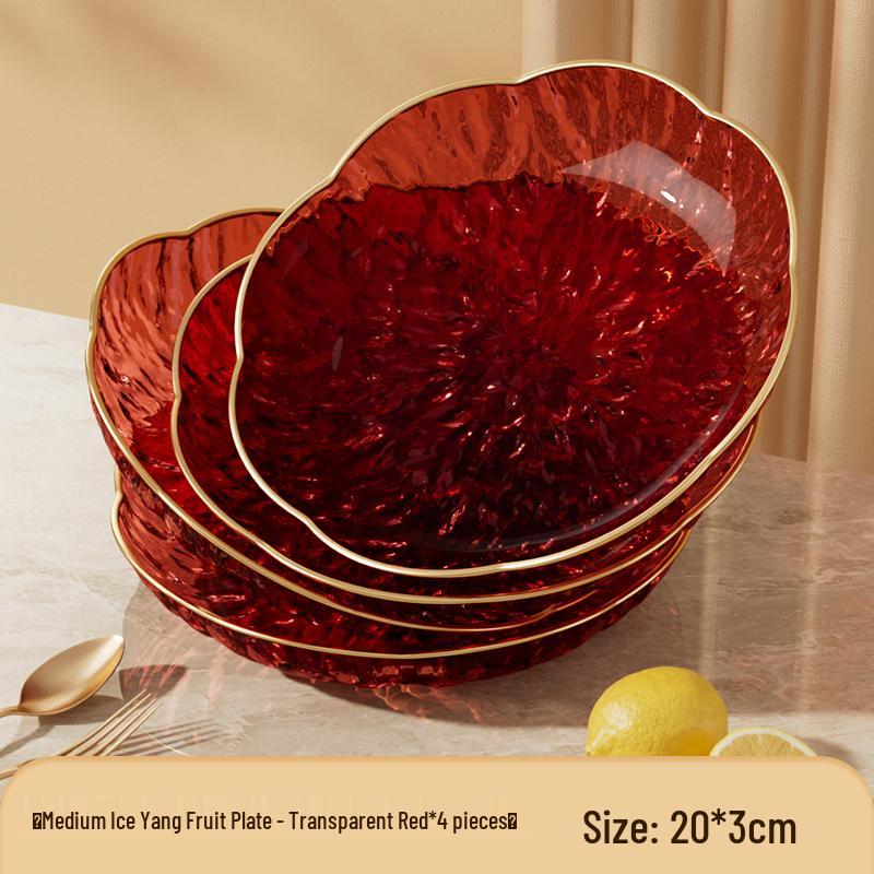 Modern Luxury Fruit and Snack Display Plate for Living Room