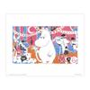 Imported Putinki Moomin Color Mini Comic Book Cover Volume PTK040044 [Officially (Finland)] Poster, Illustration, 6,