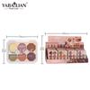 Six-color Eyeshadow Palette, Dazzling Six-color Eyeshadow Palette, Pearly Matte, Not Easy To Remove Makeup