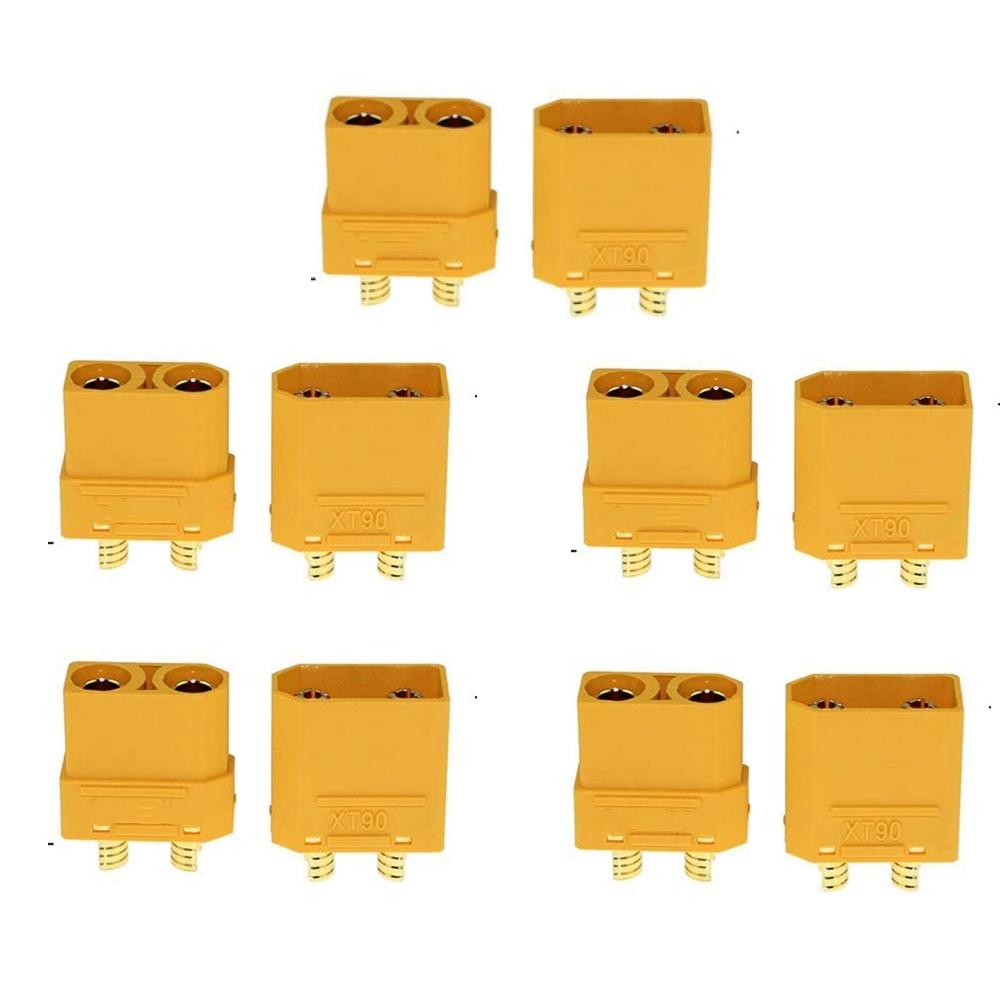 5/10 Pairs XT90H XT-90H Male Female Bullet Connectors Power Plugs for RC Lipo Battery Motor