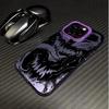 Skvělé barevné stříbrné pouzdro Marvel Venom pro Apple iPhone 15 14 13 11 12 13 Pro Max 14 Plus Funda Luxusní zadní kryt telefonu