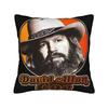 In Memory Of David Allan Coe 1939- Pillow Cover Retro Portrait Tribute Soft Cushion Cover Pillow Case For Living Room Chair