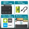 ELECOM Klávesnice Bluetooth Tablet Univerzální integrované pouzdro 8,5-11,1 palce (iPad Pro 9.7/10.5/11 kompatibilní) Černá TK-CAP02BK