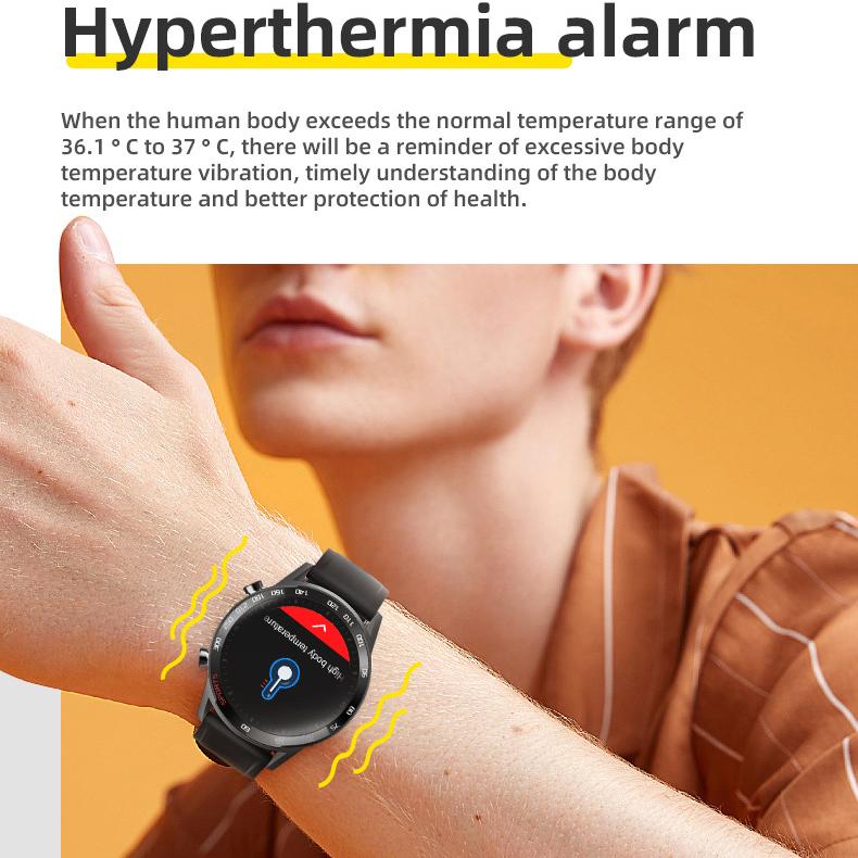 La nueva pulsera inteligente T23 mide la temperatura corporal, la  frecuencia cardíaca, la presión arterial, el