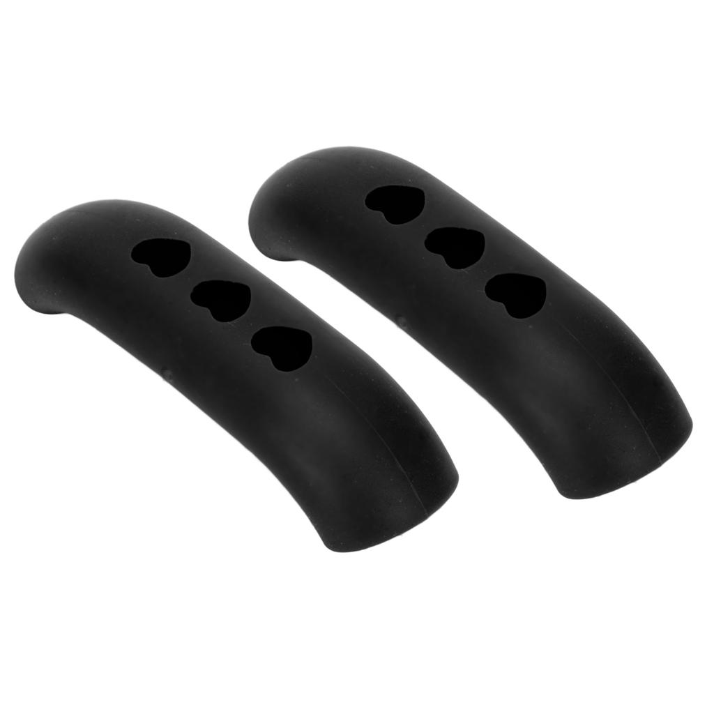 2pcs Silicone Pot Grip Handle Sleeve Heat Resistant Prevent Scald Insulated Hot Handle Holder Cover