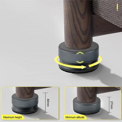 Aluminum Alloy Material Adjustable Risers Bed Feet Furniture Risers