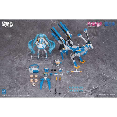 HiPlay SOSKILL Hatsune Miku: Kodama of the Freezing Point Ver. Snow Miku SSK-MIKU03 Pre-Colored Plastic Model Kit