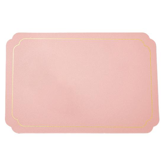 Prostokątna podkładka ze sztucznej skóry nowoczesna wodoodporna żaroodporna antypoślizgowa izolacja cieplna można myć w zmywarce dekoracja stołu do jadalni