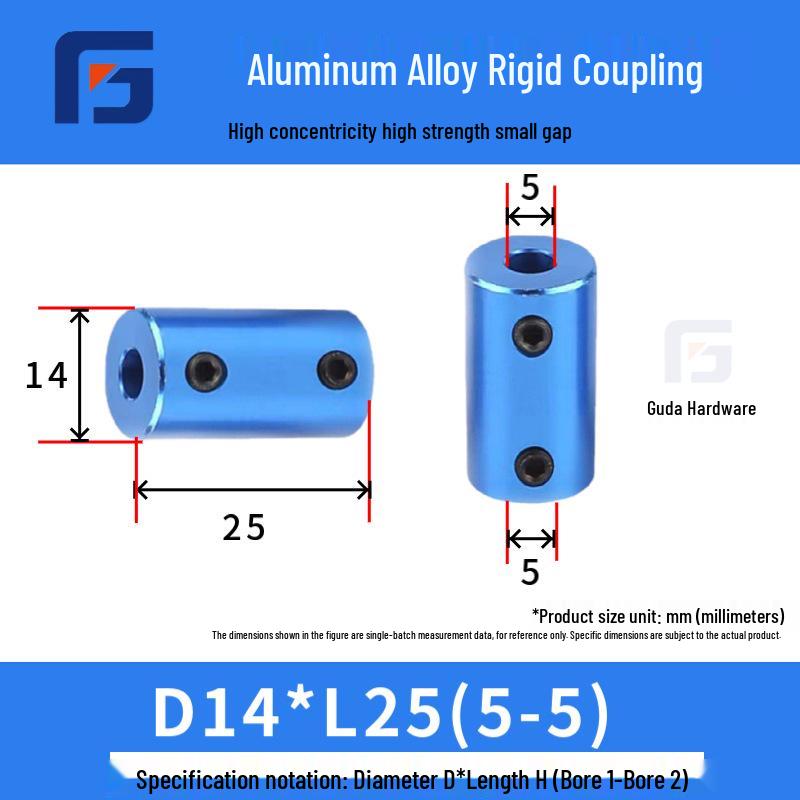 Aluminum Alloy 3D Printer Motor Coupler for Model Boats and Engraving Machines