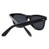 Occhiali da sole Wayfarer neri Lente nera nero
