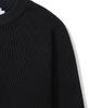 KNITTED [Nitied X Fashion Planet] Cotton Waffle Round Knit Black