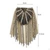1 Pair Tassel Link Chain Epaulet, Formal Suit Jewelry Decorative Uniform Accessories Shoulder