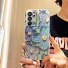 For Samsung Galaxy A03 A04s A11 A12 A51 A71 A13 4G 5G Case Soft Silicone Back Cover Oil Painting Flowers Phone Case