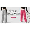 New Women's Color Block Drawstring Wide Leg Sweatpants, Loose Fit Casual Joggers with Elastic Waist for Yoga, Lounge and Street Style